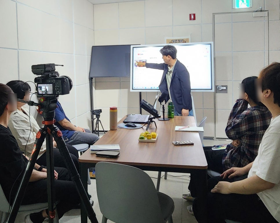 사내 마케팅 전략 강의 현장