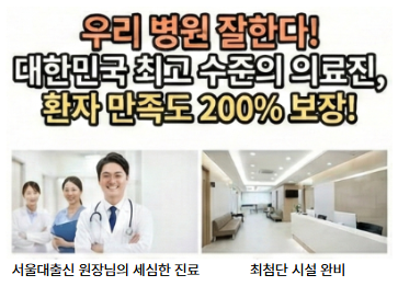 포털 로직에 맞춘 기계적 블로그 글 예시 화면