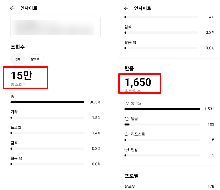 병원 스레드 마케팅 콘텐츠 예시 화면