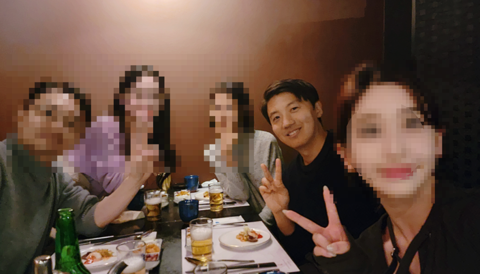 파트너병원 원장님과 직원들이 함께한 회식 자리
