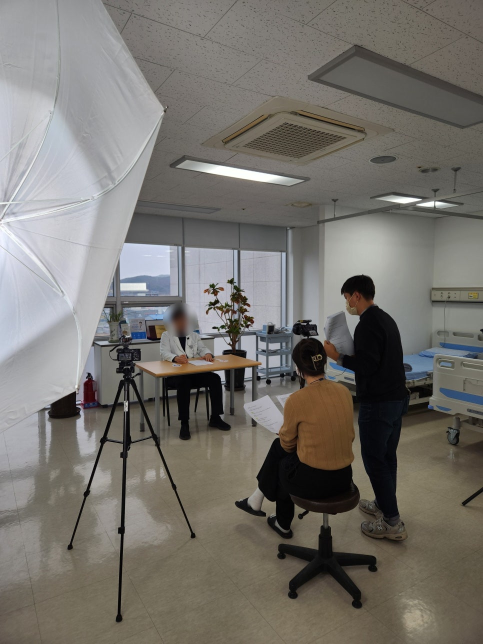 경기도 소재 종합병원 유튜브 콘텐츠 촬영 현장