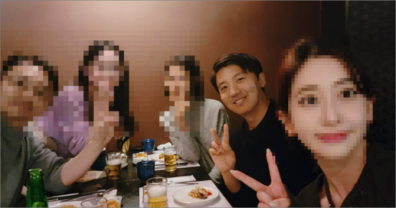 병원 직원분들과 함께한 회식 자리